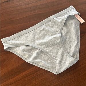 Victoria's Secret Heather Gray Bikini Briefs
